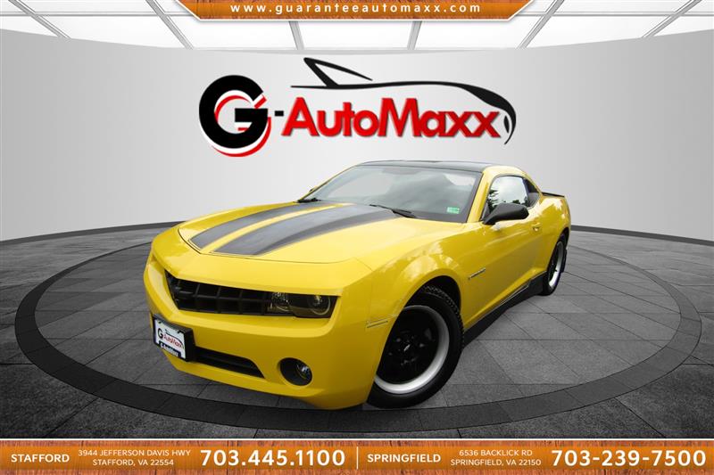 Rally Yellow 2013 Chevrolet Camaro Coupe Rear-Wheel Drive Automatic