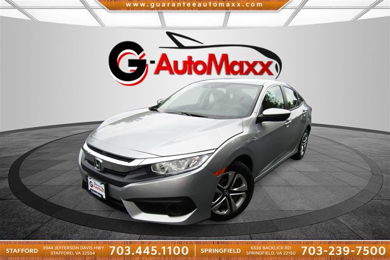 Lunar Silver Metallic 2018 Honda Civic Sedan Front-Wheel Drive Automatic