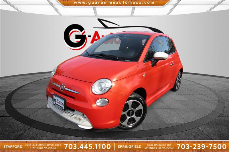 Electric Orange Tri-Coat Pearlcoat 2016 FIAT 500e FWD Hatchback Front-Wheel Drive Automatic