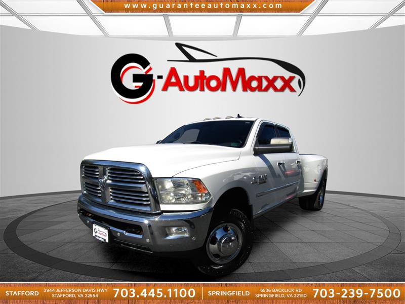 Bright White Clearcoat 2018 RAM 3500 Pickup Truck Four-Wheel Drive Automatic