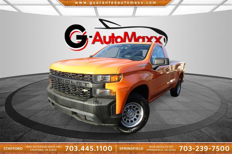 2020 CHEVROLET SILVERADO 1500 Work Truck Regular Cab RWD