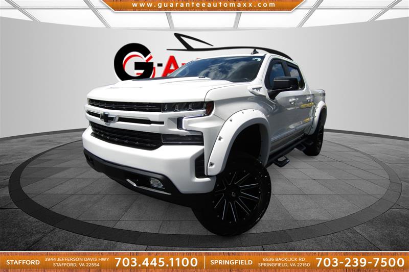 Summit White 2021 Chevrolet Silverado 1500 Pickup Truck Four-Wheel Drive Automatic