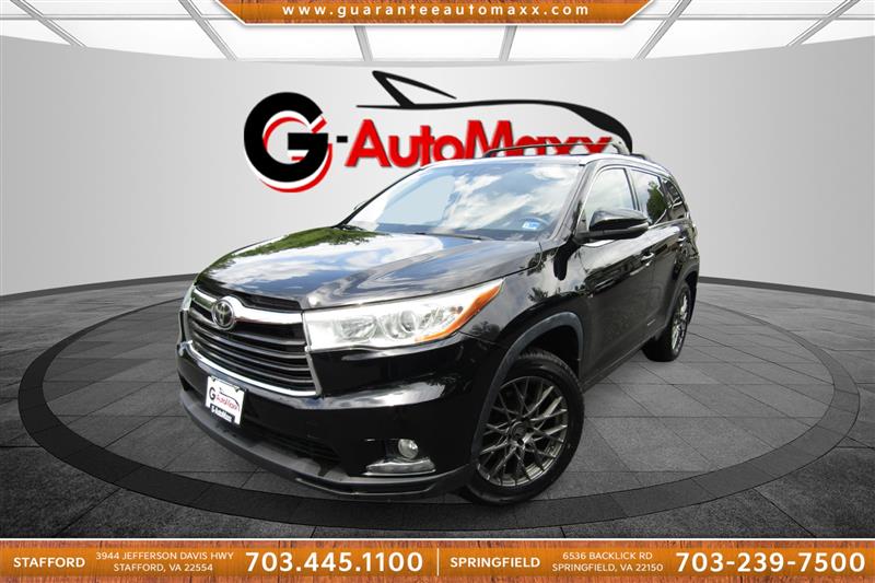 Attitude Black Metallic 2015 Toyota Highlander SUV / Crossover All-Wheel Drive Automatic