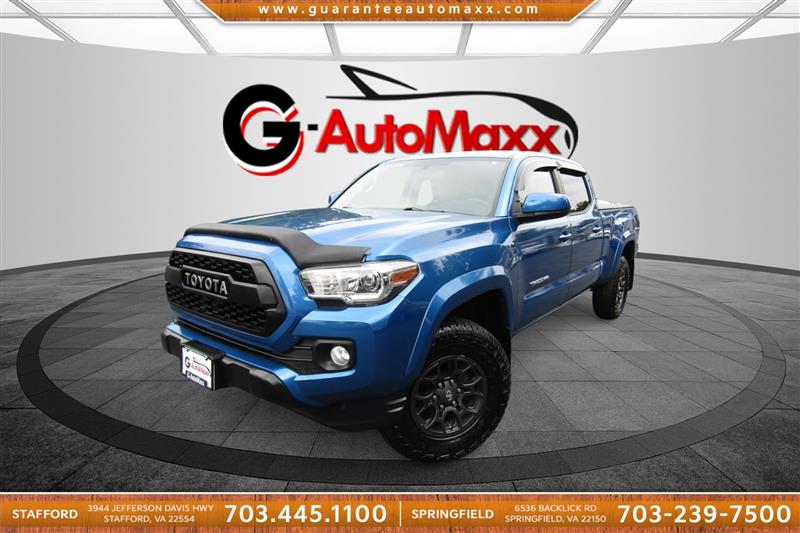Blazing Blue Pearl 2017 Toyota Tacoma Pickup Truck Four-Wheel Drive Automatic