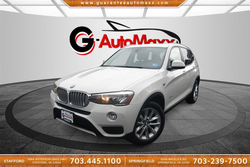 Alpine White 2016 BMW X3 SUV / Crossover All-Wheel Drive Automatic