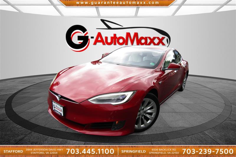 Red Multi-Coat 2017 Tesla Model S Sedan Rear-Wheel Drive Automatic