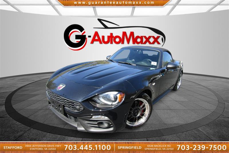 Forte Black Metallic 2020 FIAT 124 Spider Abarth Convertible Rear-Wheel Drive 6-Speed Manual