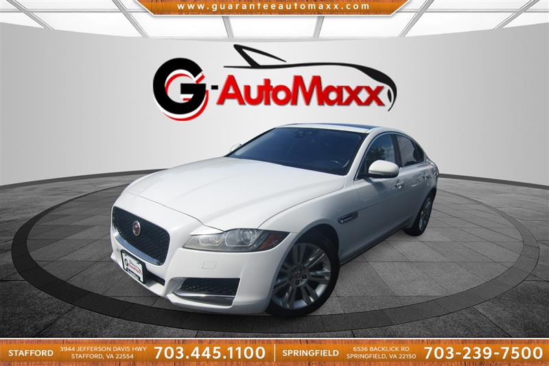 Glacier White Metallic 2017 Jaguar XF Sedan All-Wheel Drive Automatic