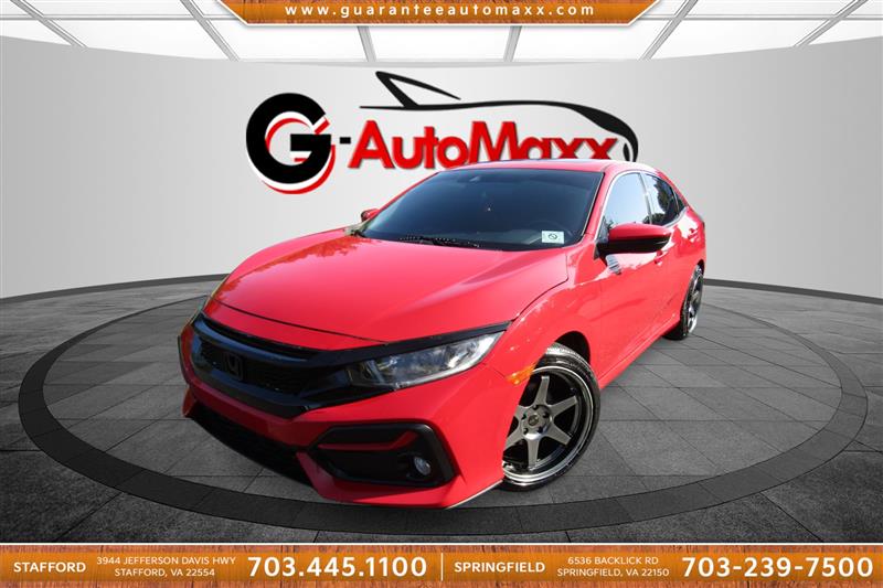 Rallye Red 2021 Honda Civic Hatchback Hatchback Front-Wheel Drive Automatic