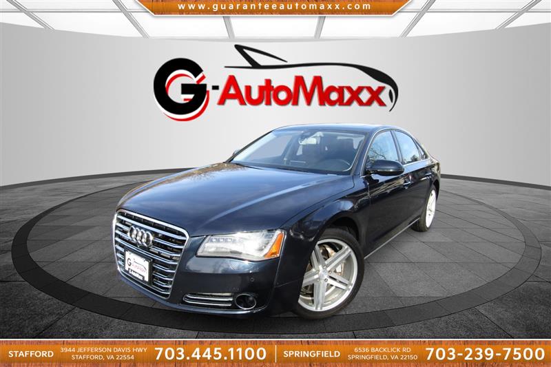 Moonlight Blue Metallic 2014 Audi A8 3.0T quattro AWD Sedan All-Wheel Drive Automatic
