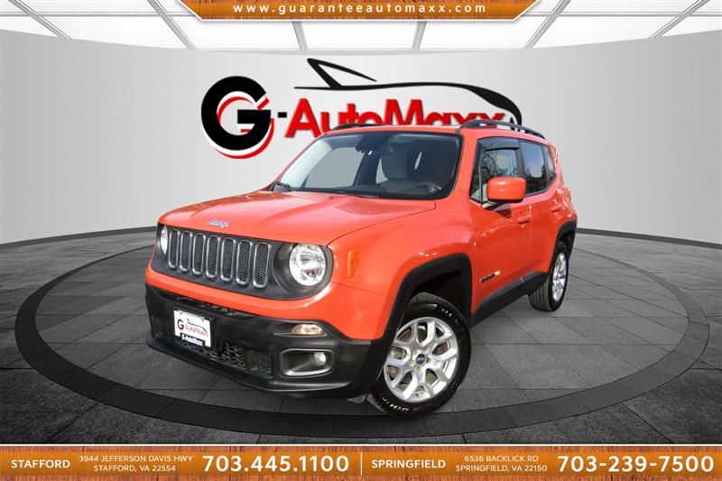 Omaha Orange 2015 Jeep Renegade Latitude 4WD SUV / Crossover Four-Wheel Drive Automatic