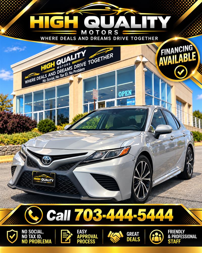 Celestial Silver Metallic 2020 Toyota Camry Sedan Front-Wheel Drive Automatic