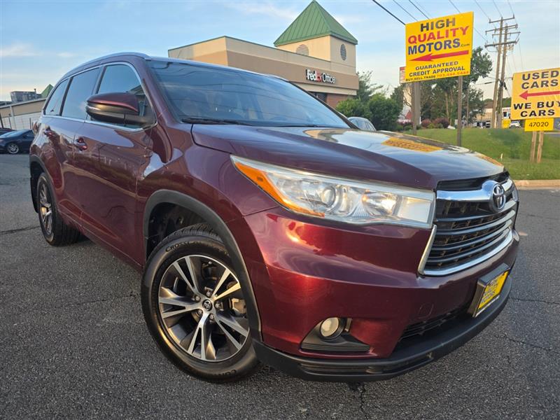 2016 TOYOTA HIGHLANDER XLE