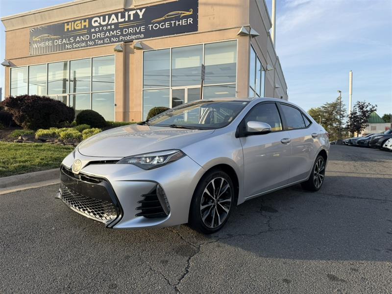 Silver 2017 Toyota Corolla SE Sedan Front-Wheel Drive