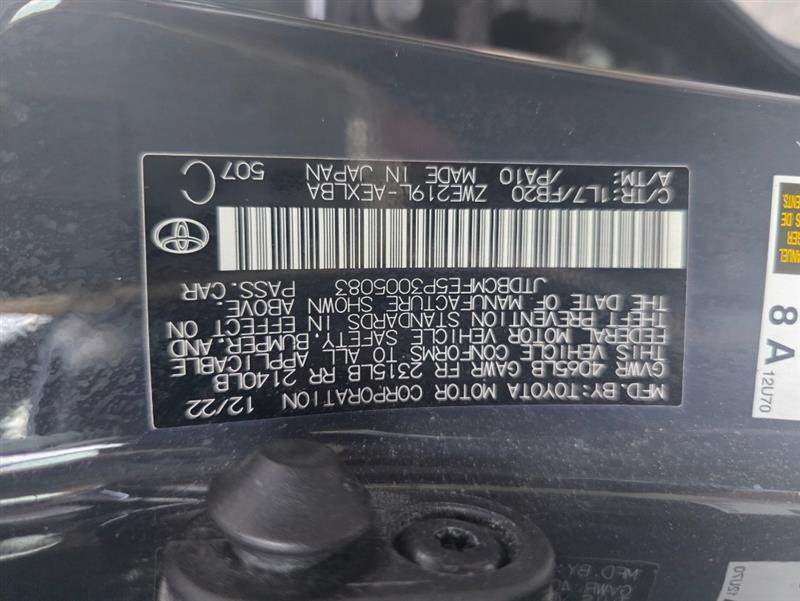 2023 TOYOTA COROLLA HYBRID LE