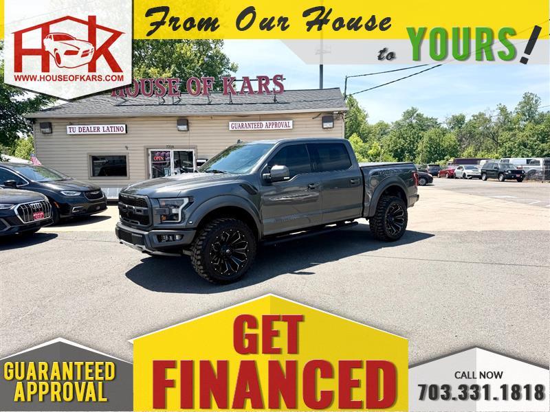 Gray 2020 Ford F-150 Raptor SuperCrew 4WD Pickup Truck Four-Wheel Drive Automatic