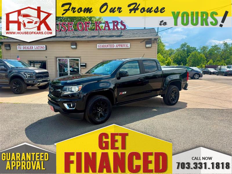 Black 2018 Chevrolet Colorado Z71 Crew Cab 4WD Pickup Truck Four-Wheel Drive Automatic