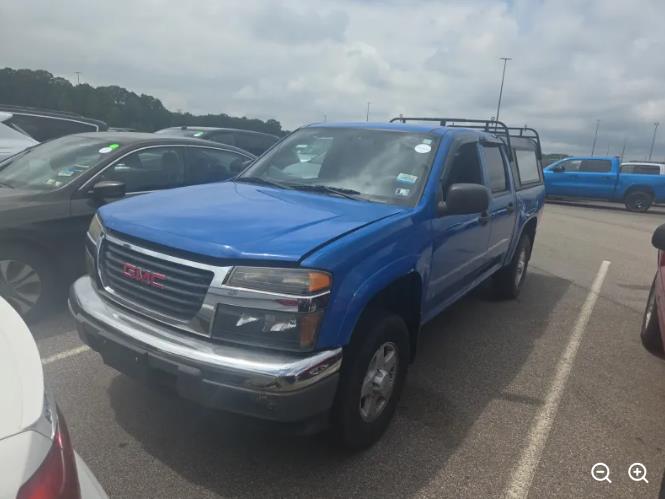 Sport Blue 2007 GMC Canyon Pickup Truck Four-Wheel Drive Automatic