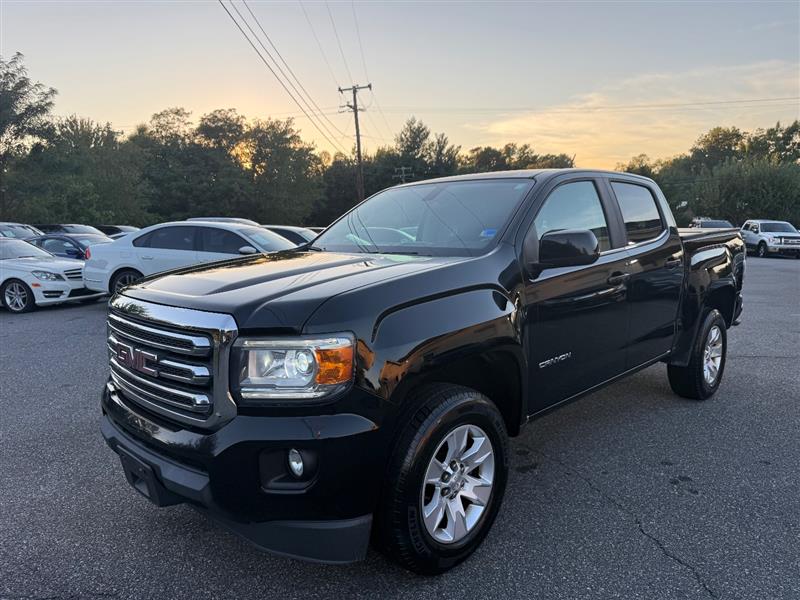 Black 2015 GMC Canyon Pickup Truck Four-Wheel Drive Automatic