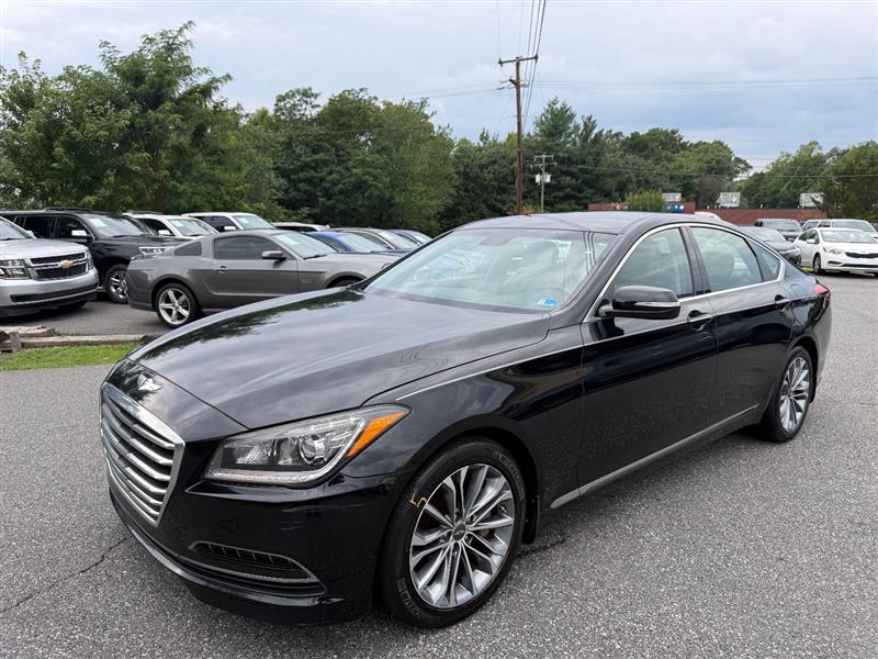 Black 2016 Hyundai Genesis Sedan Rear-Wheel Drive Automatic