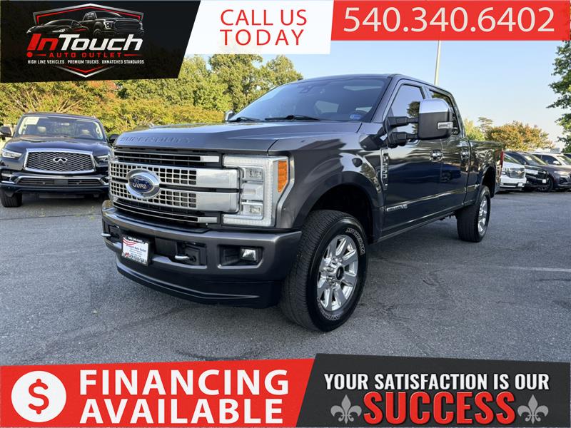 2018 FORD SUPER DUTY F-250 SRW PLATINUM CREW CAB 4WD