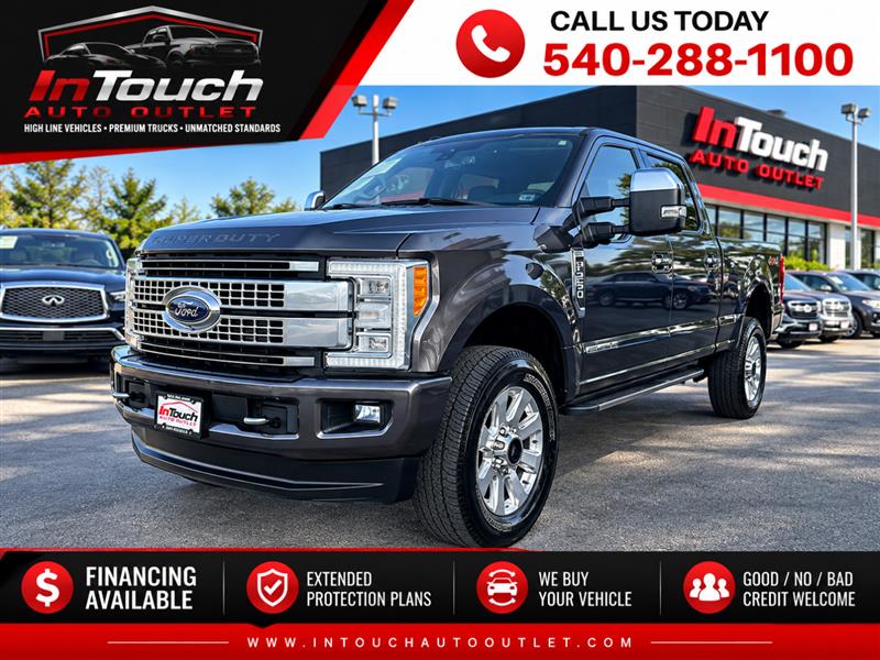 2018 FORD SUPER DUTY F-250 SRW PLATINUM CREW CAB 4WD