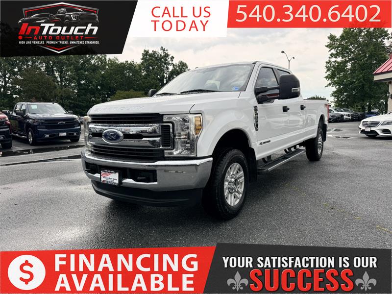 White 2019 Ford F-350 Super Duty Pickup Truck Four-Wheel Drive Automatic