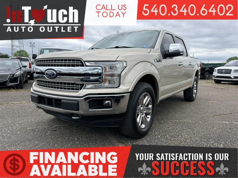 2018 FORD F-150 LARIAT CREW CAB 4WD W/NAVIGATION & MOONROOF