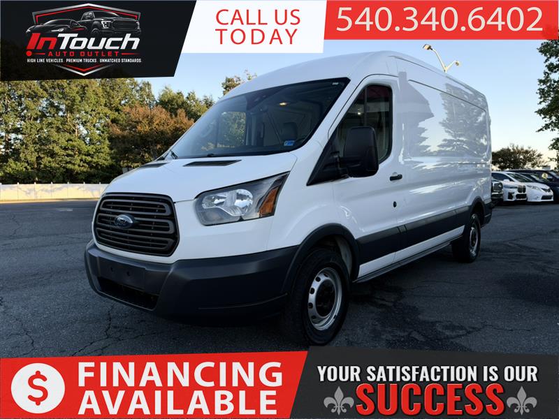 White 2018 Ford Transit Cargo Van Rear-Wheel Drive Automatic