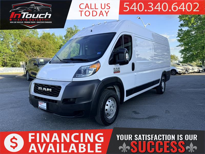 2021 RAM ProMaster 3500 159 High Roof Extended Cargo Van FWD