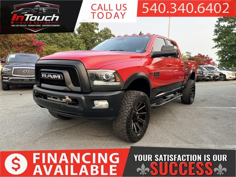 Red 2017 RAM 2500 Pickup Truck Four-Wheel Drive Automatic
