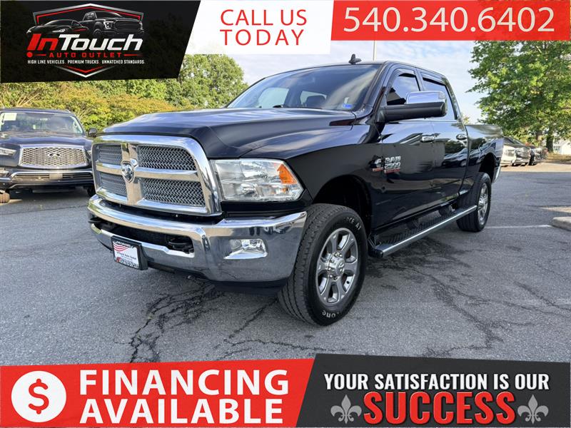 Black 2018 RAM 2500 Big Horn Crew Cab 4WD Pickup Truck Four-Wheel Drive 6-Speed Automatic