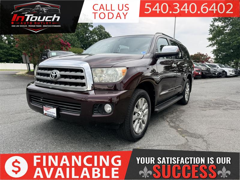 Red (Burgundy) 2014 Toyota Sequoia SUV / Crossover Four-Wheel Drive Automatic