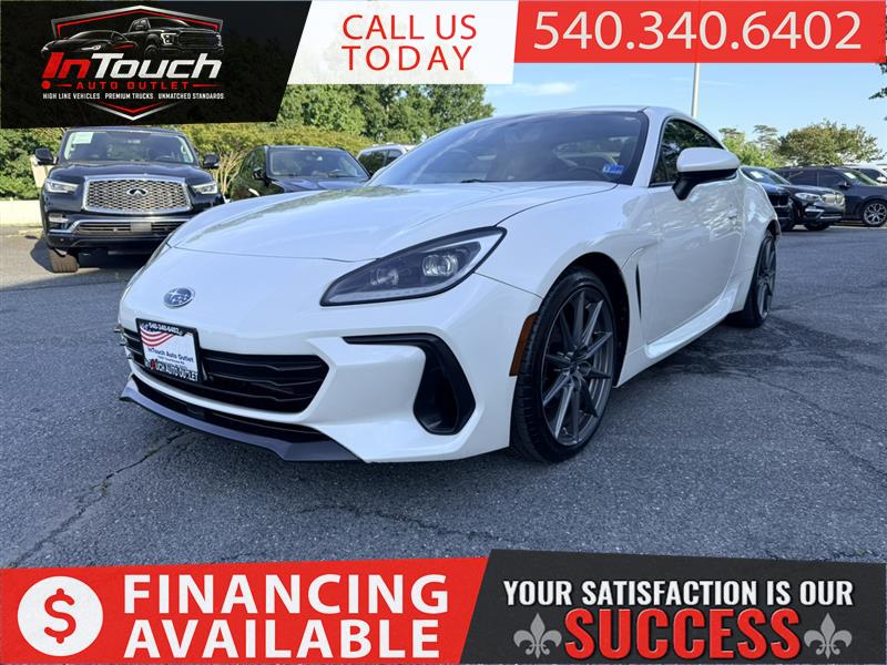 White 2022 Subaru BRZ Limited RWD Coupe Rear-Wheel Drive Manual