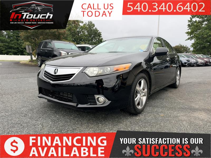 Black 2013 Acura TSX Sedan Front-Wheel Drive Automatic