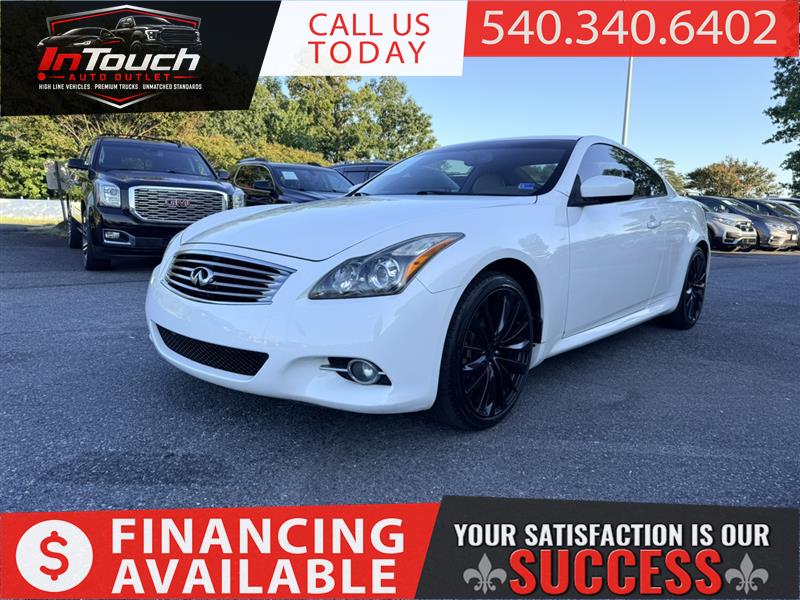 White 2012 INFINITI G37 Coupe Rear-Wheel Drive Automatic