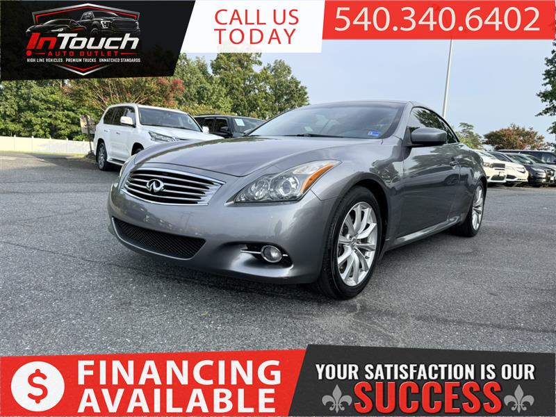 Gray 2013 INFINITI G37 Convertible  Automatic