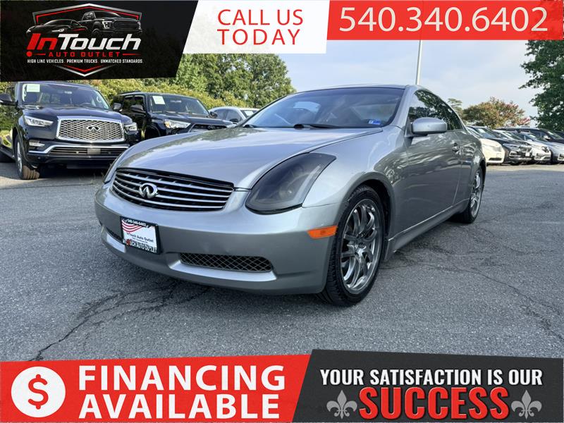 2007 INFINITI G35 COUPE 6-SPEED MANUAL w/NAVIGATION SYSTEM & SUNROOF