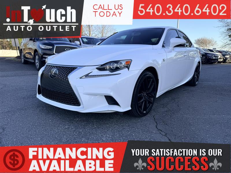 2016 LEXUS IS 350 SEDAN W/F SPORT & NAVIGATION PACKAGE