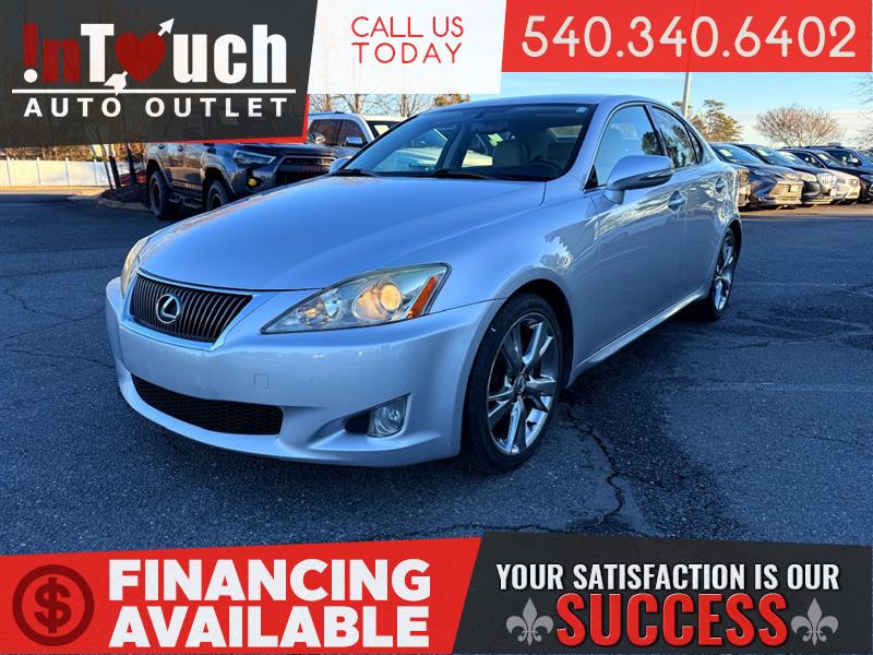 Silver 2009 Lexus IS 250 RWD Sedan Rear-Wheel Drive 6-Speed Automatic