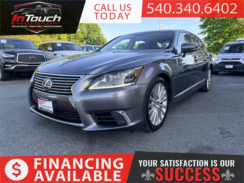 Gray 2015 Lexus LS 460 L AWD Sedan All-Wheel Drive Automatic