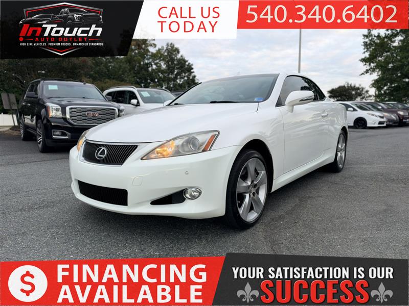 2010 LEXUS IS 350C 2 DOOR HARDTOP CONVERTIBLE W/ LUXURY PACKAGE
