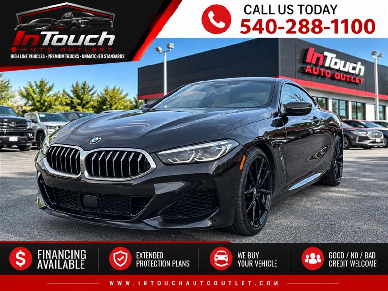 Black 2020 BMW 8 Series Coupe All-Wheel Drive Automatic
