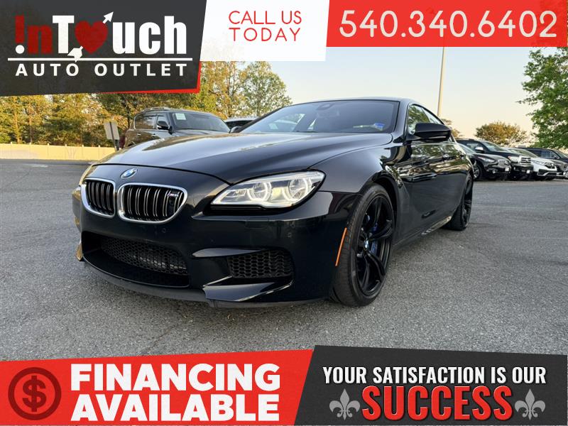 Black 2016 BMW M6 Gran Coupe RWD Sedan Rear-Wheel Drive 7-Speed Dual Clutch