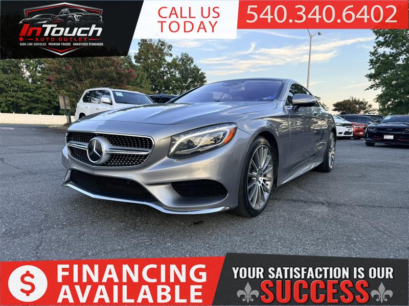 Palladium Silver Metallic 2015 Mercedes-Benz S-Class Coupe Coupe All-Wheel Drive Automatic