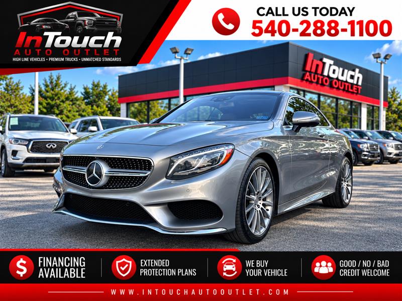 2015 MERCEDES-BENZ S-CLASS COUPE S 550 COUPE 4MATIC W/ PREMIUM 1 & SPORT PACKAGE