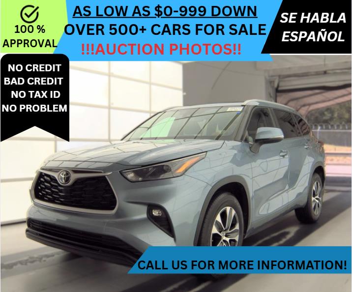 Gray 2023 Toyota Highlander SUV / Crossover Front-Wheel Drive Automatic