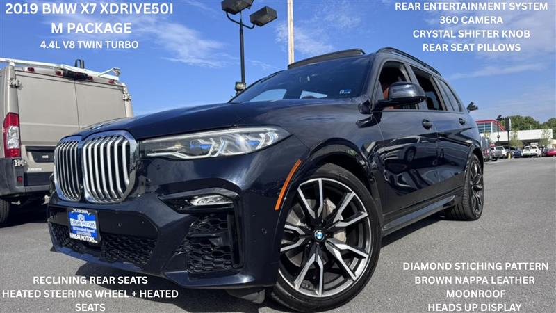 2019 BMW X7 XDRIVE50I M PACKAGE 