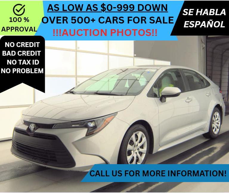 Silver 2024 Toyota Corolla Sedan Front-Wheel Drive Automatic