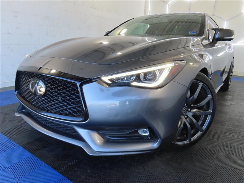 Gray 2022 INFINITI Q60 Red Sport 400 RWD Coupe Rear-Wheel Drive Automatic